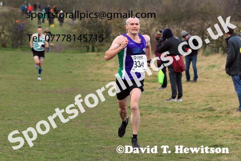 Mens 35 to 60 2022 NEMAA Open Cross Country Champs., Wallsend, Tyne and Wear. Photo: David T. Hewitson/Sports for All Pics